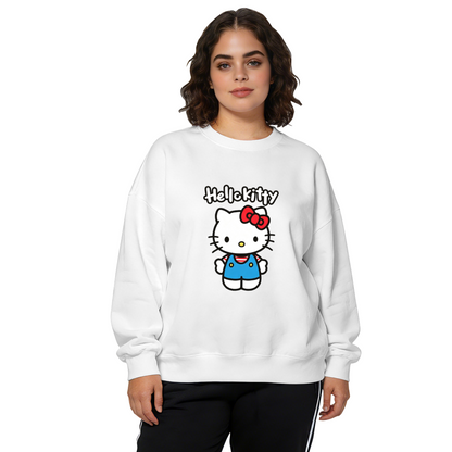 Classic Overalls Hello Kitty Fan?Favorite Crewneck Sweatshirt