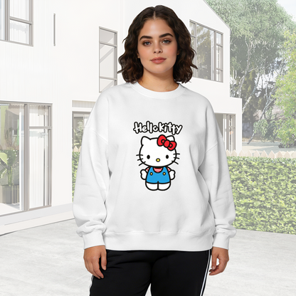 Classic Overalls Hello Kitty Fan?Favorite Crewneck Sweatshirt