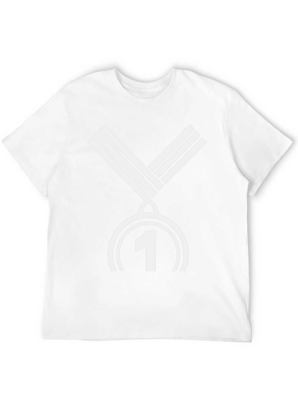 Winner Tee - Number One Medal Black T-Shirt
