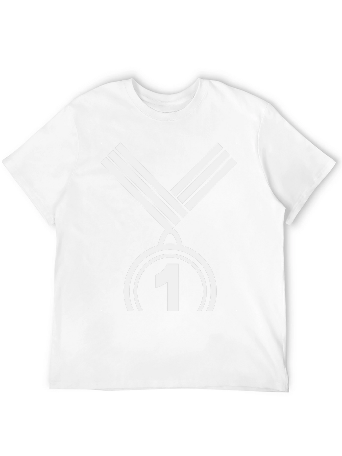 Winner Tee - Number One Medal Black T-Shirt