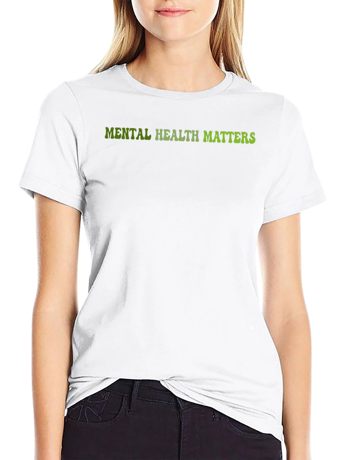 Mental Health Matters Black Graphic Tee