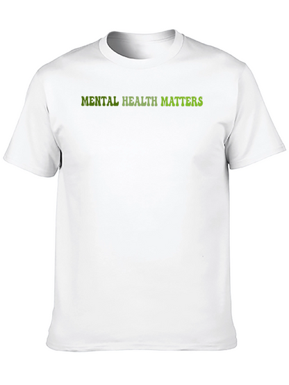 Mental Health Matters Black Graphic Tee