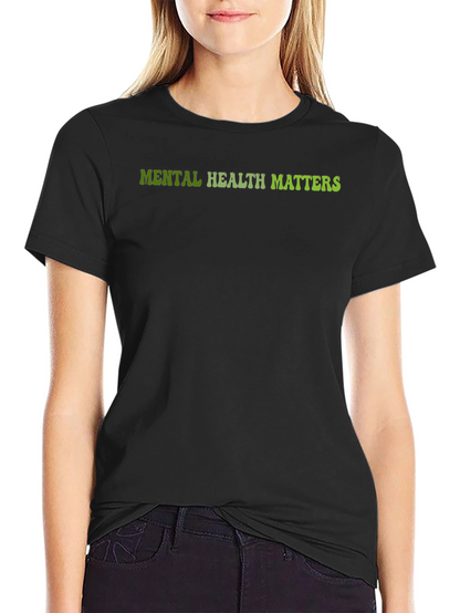 Mental Health Matters Black Graphic Tee