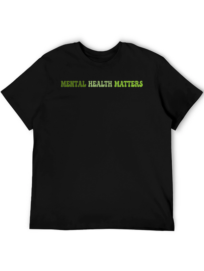 Mental Health Matters Black Graphic Tee