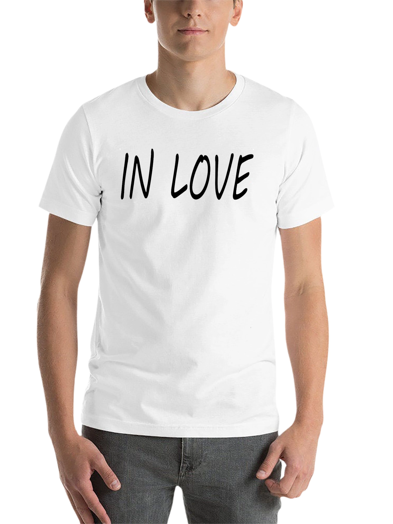 In Love Black Tee