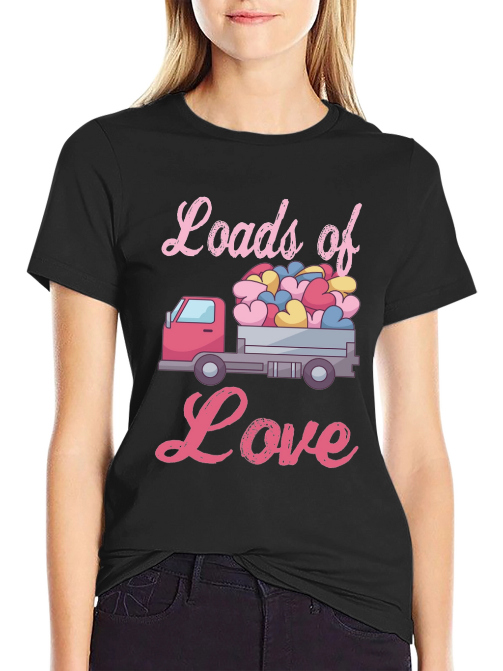 Loads of Love Valentines Truck T-Shirt