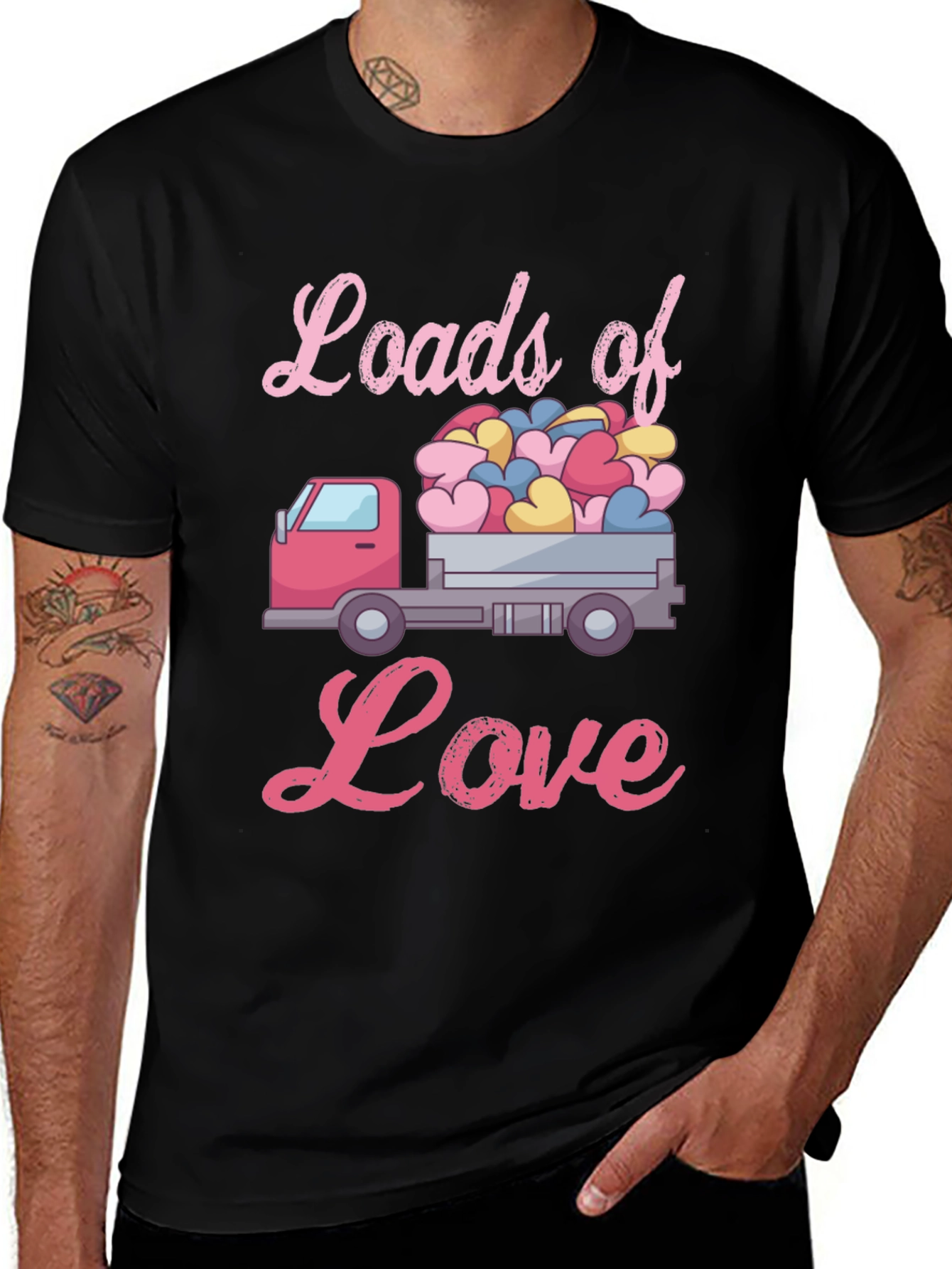 Loads of Love Valentines Truck T-Shirt