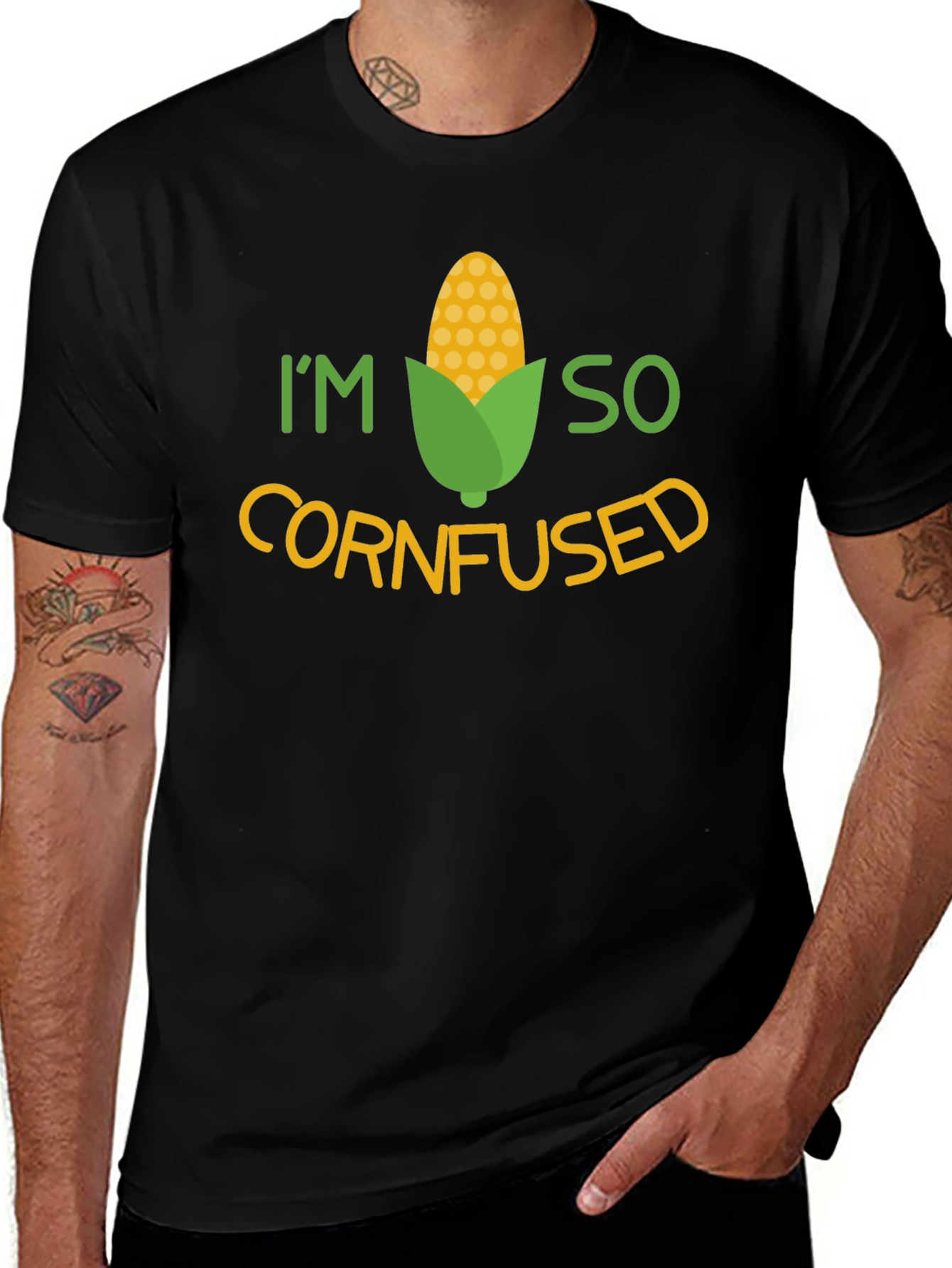 Im So Cornfused T-Shirt - Funny Graphic Tee