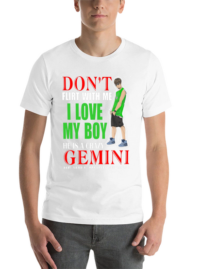 Dont Flirt with Me Gemini Boy T-Shirt