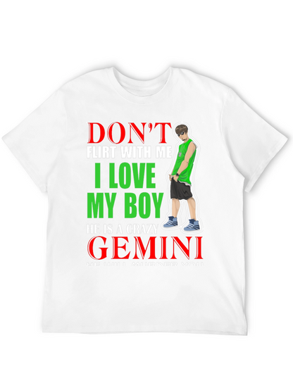 Dont Flirt with Me Gemini Boy T-Shirt
