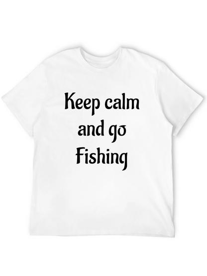 Keep Calm and Go Fishing Graphic Tee
