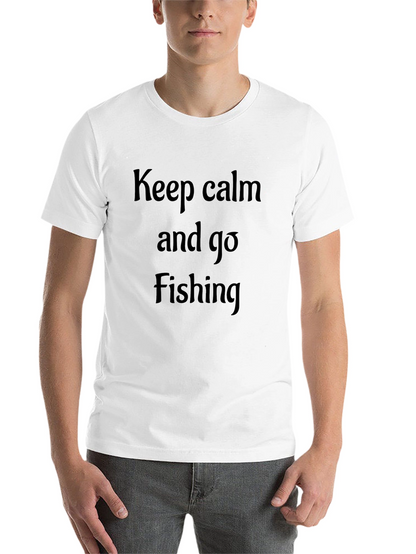 Keep Calm and Go Fishing Graphic Tee