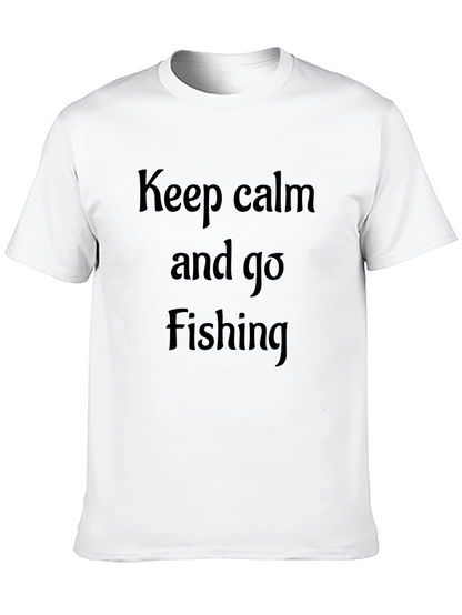 Keep Calm and Go Fishing Graphic Tee