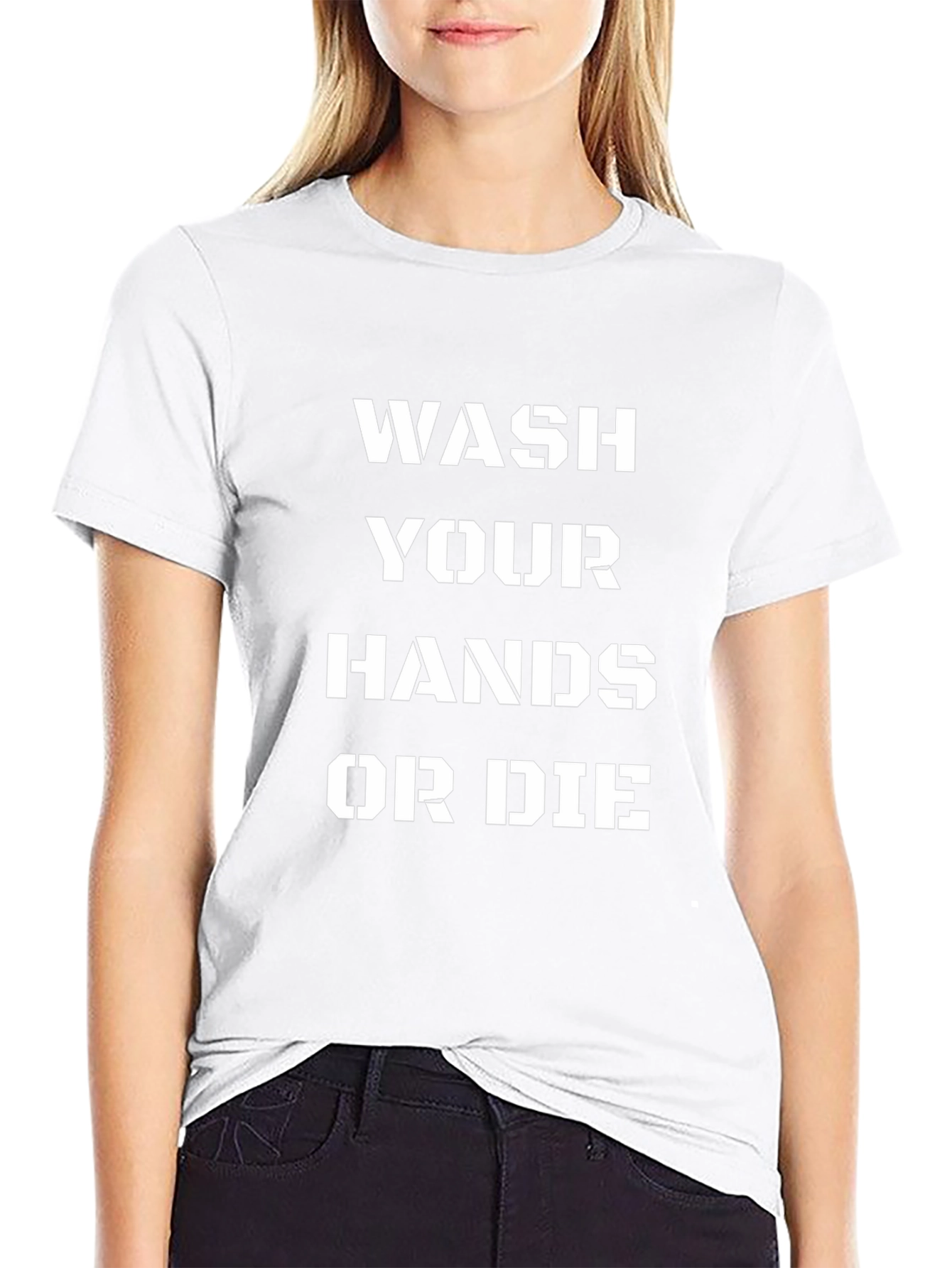 Wash Your Hands Or Die Black T-Shirt