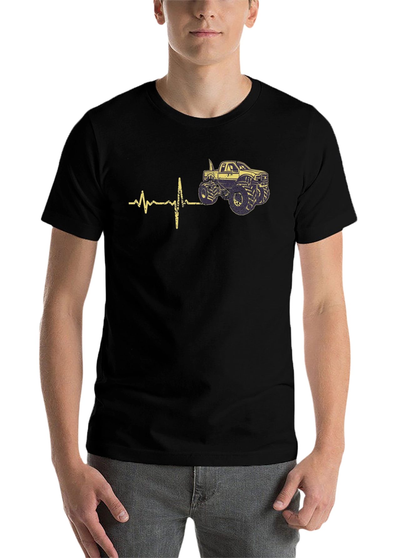 Monster Truck Heartbeat Tee