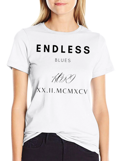 Endless Blues Graphic Print T-Shirt