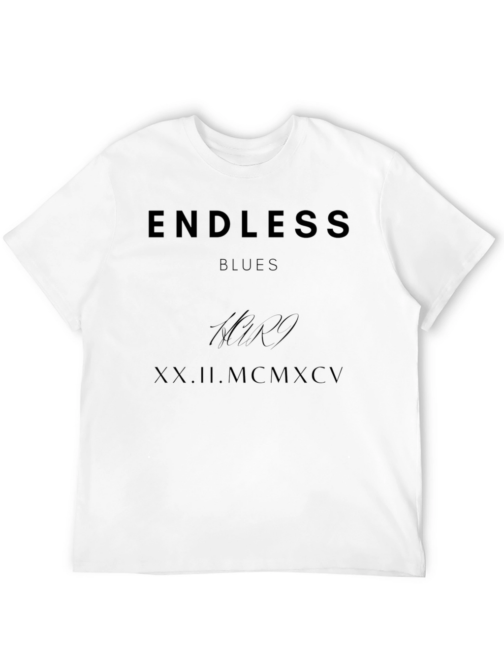Endless Blues Graphic Print T-Shirt