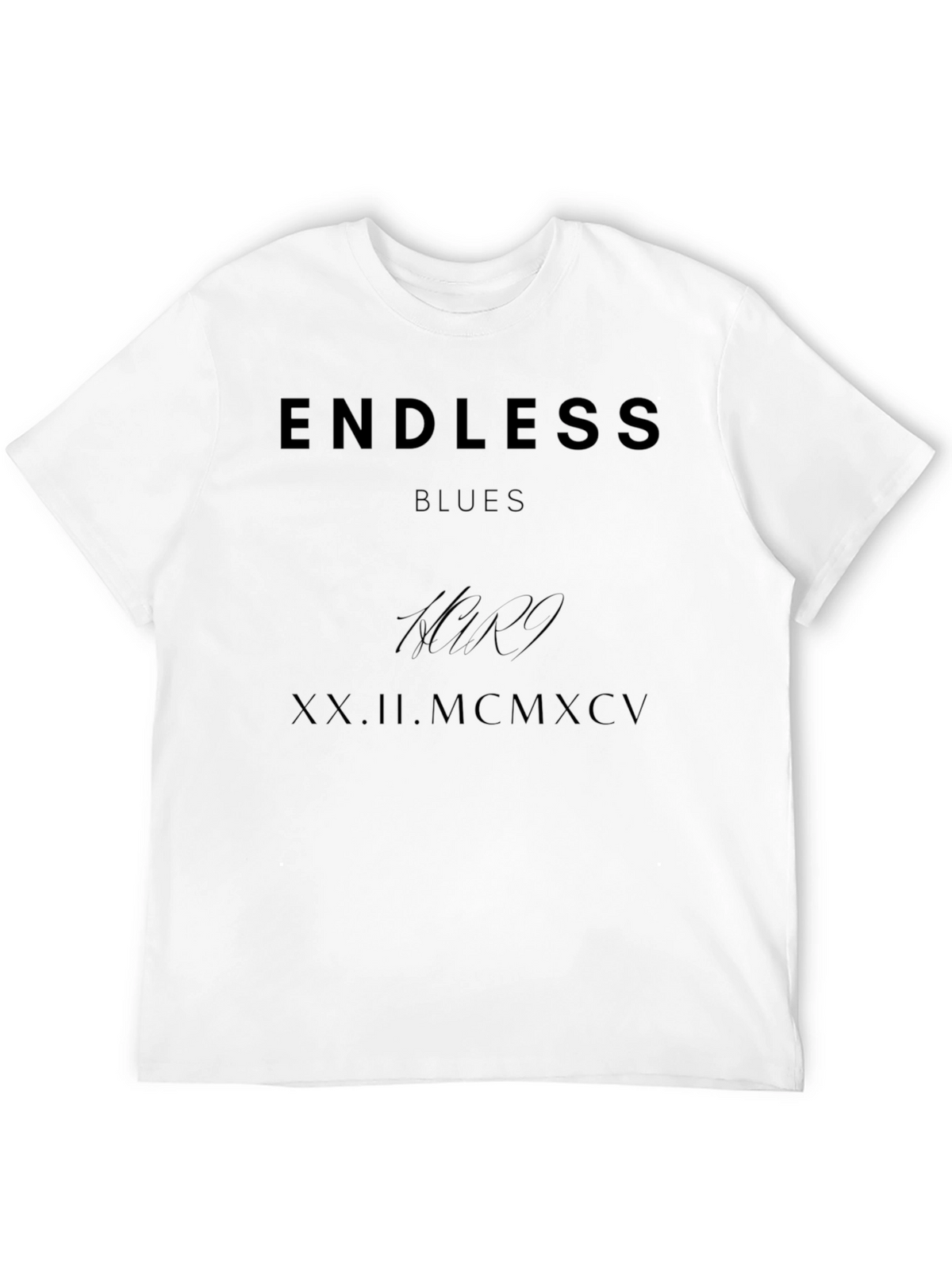 Endless Blues Graphic Print T-Shirt