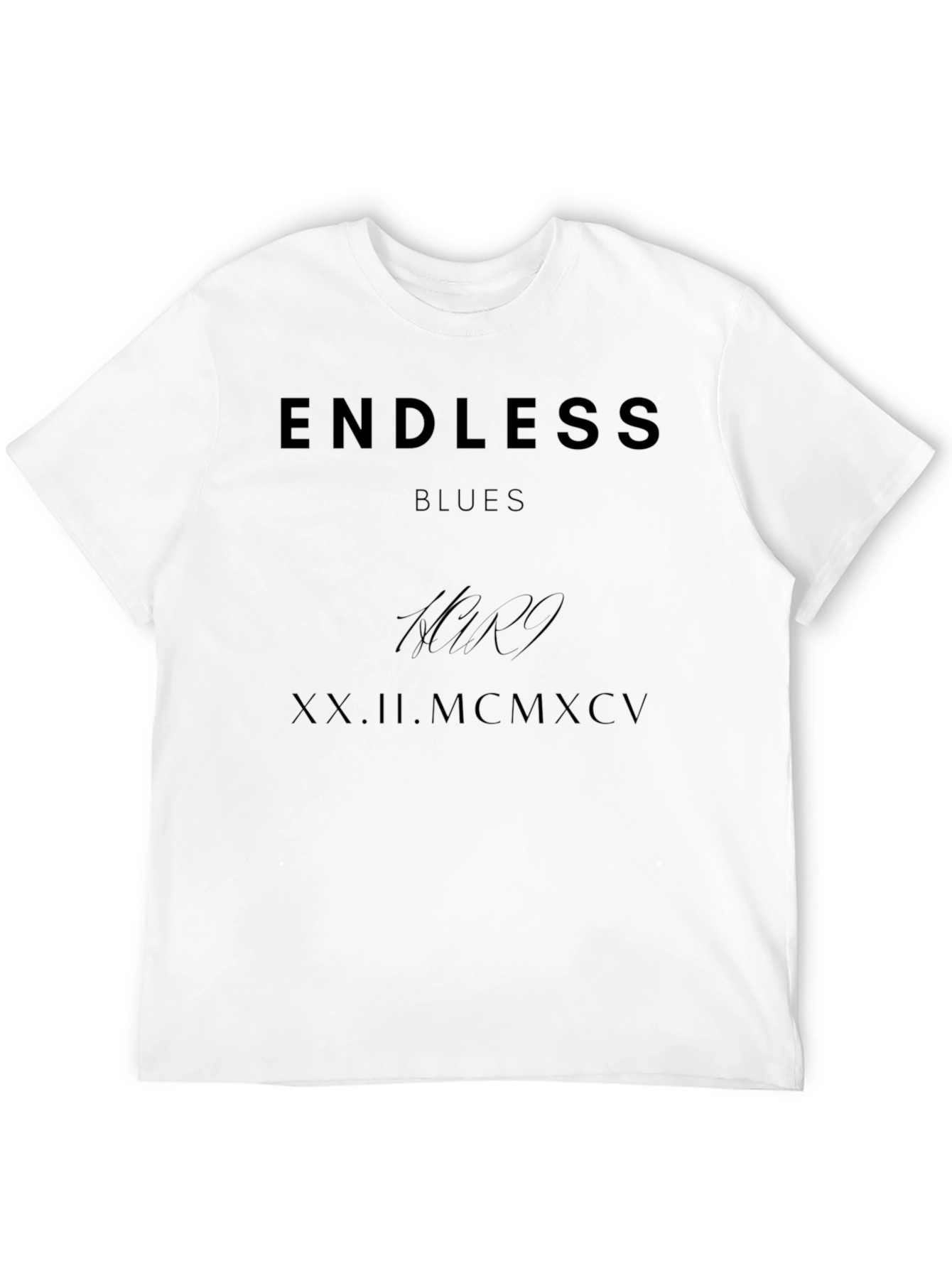 Endless Blues Graphic Print T-Shirt
