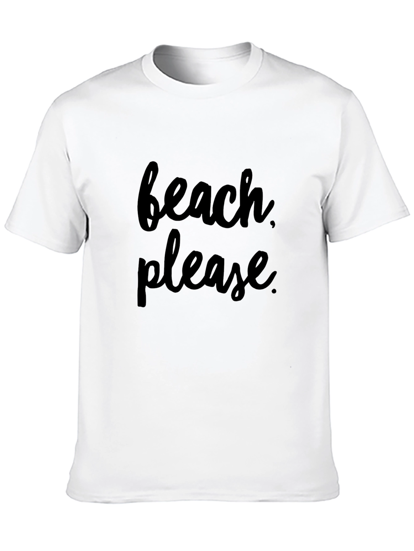 Beach Please Graphic Tee - Soft Cotton T-Shirt
