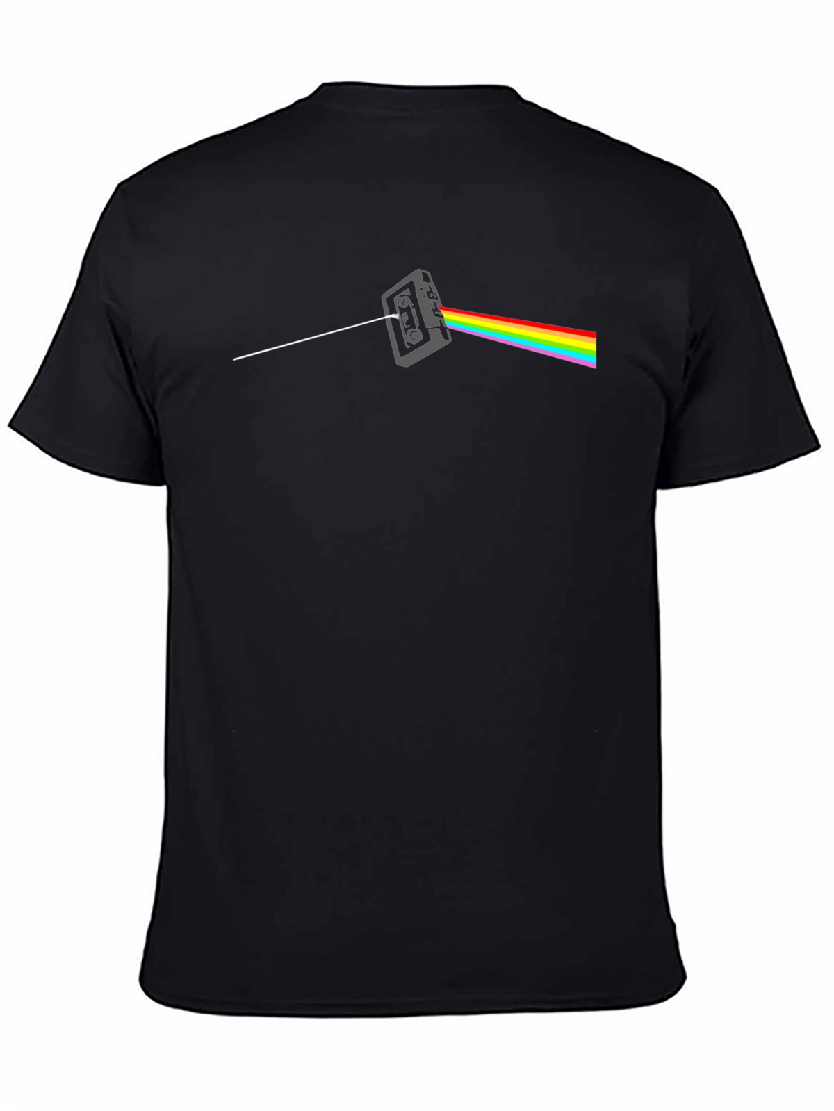 Dark Side Cassette T-Shirt - Classic Rock Rainbow Tee