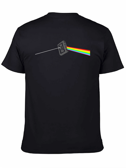 Dark Side Cassette T-Shirt - Classic Rock Rainbow Tee