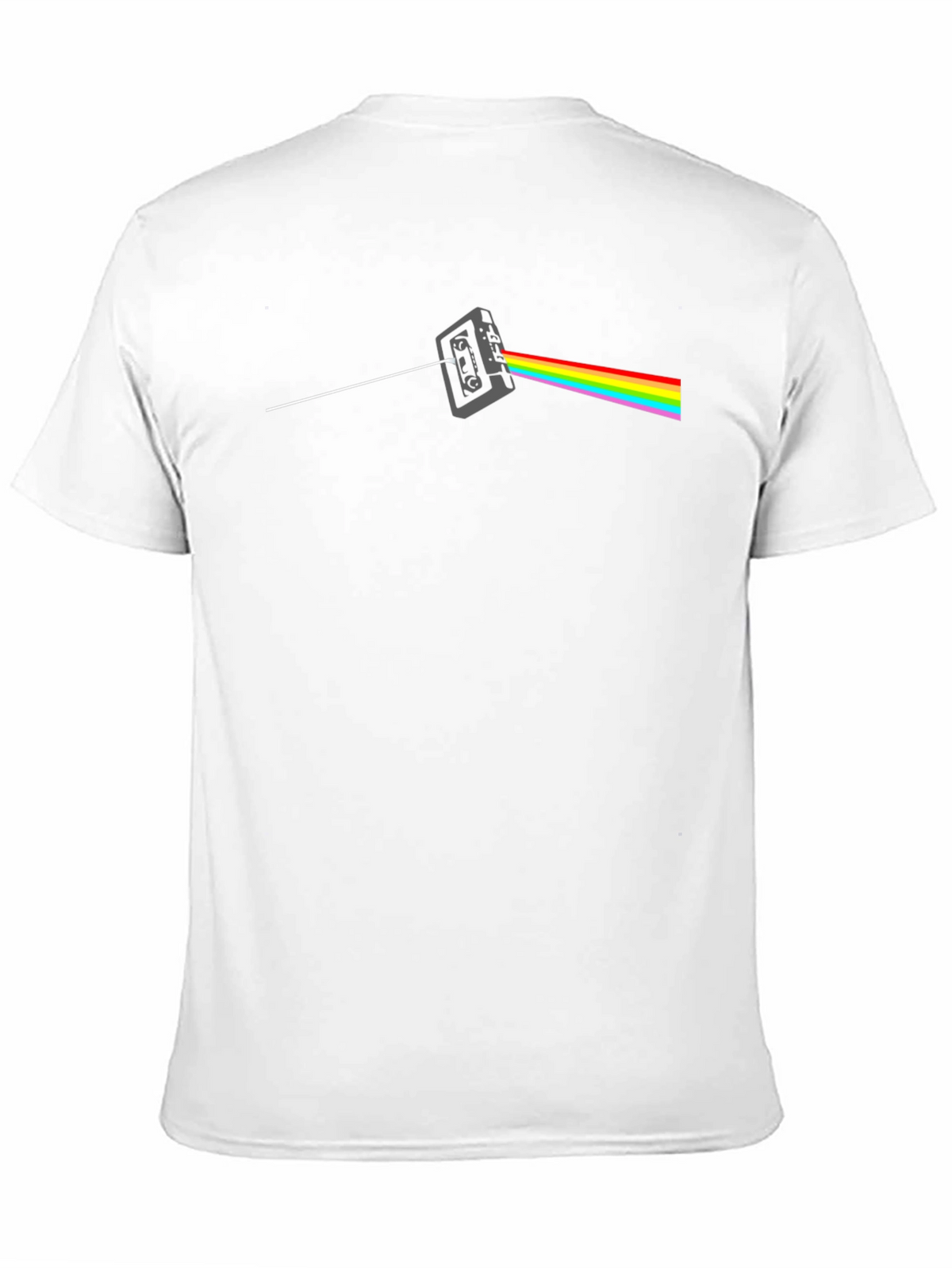 Dark Side Cassette T-Shirt - Classic Rock Rainbow Tee