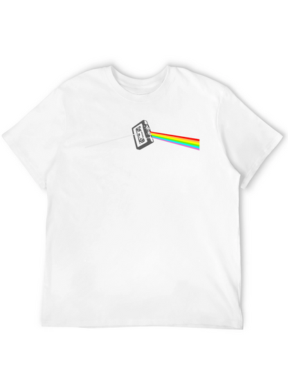 Dark Side Cassette T-Shirt - Classic Rock Rainbow Tee