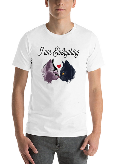 I Am Everything Cat Lover T-Shirt - Black