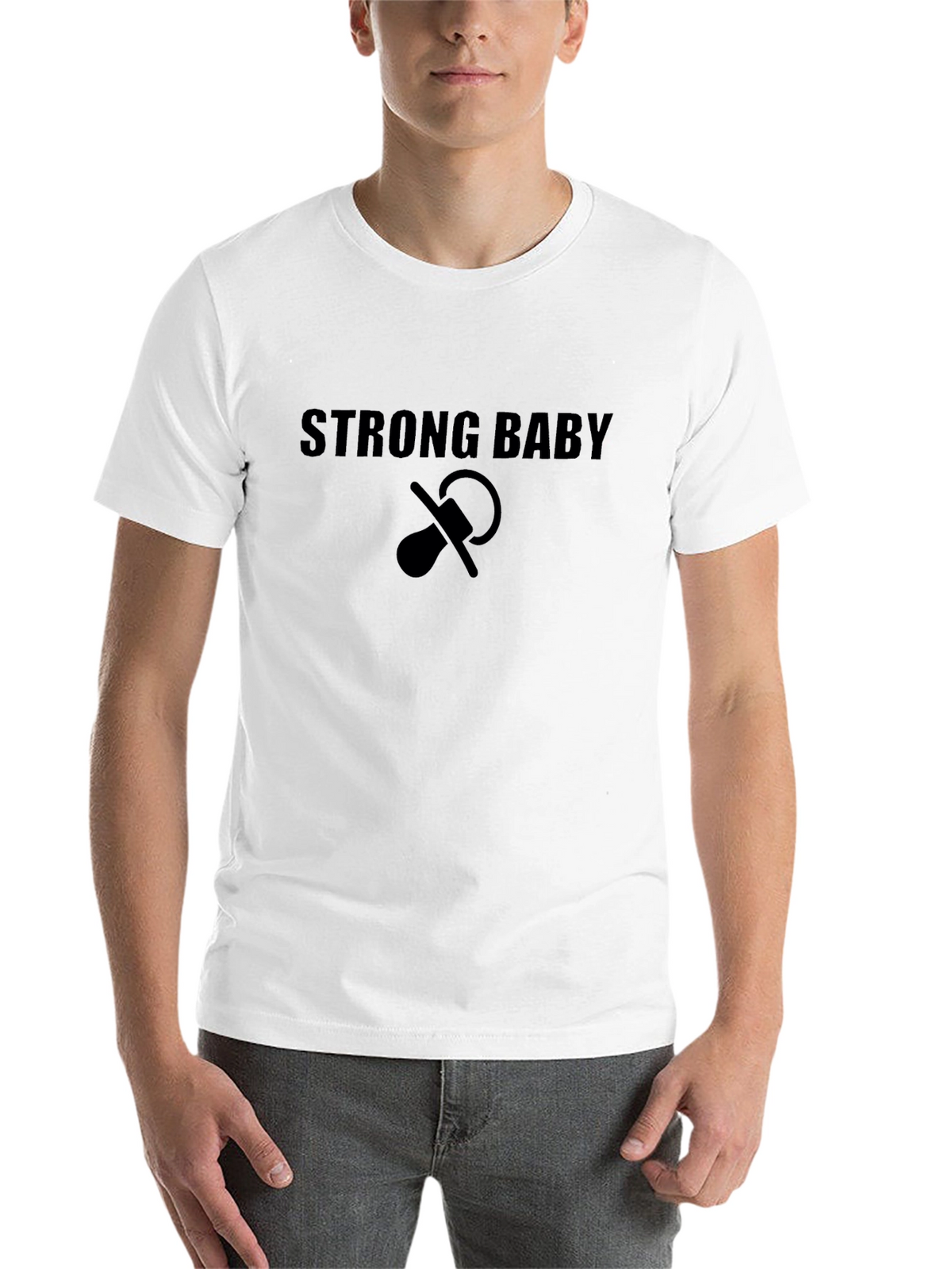 Strong Baby Graphic Tee - Unisex Cotton T-Shirt