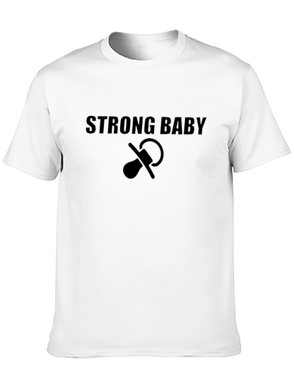 Strong Baby Graphic Tee - Unisex Cotton T-Shirt
