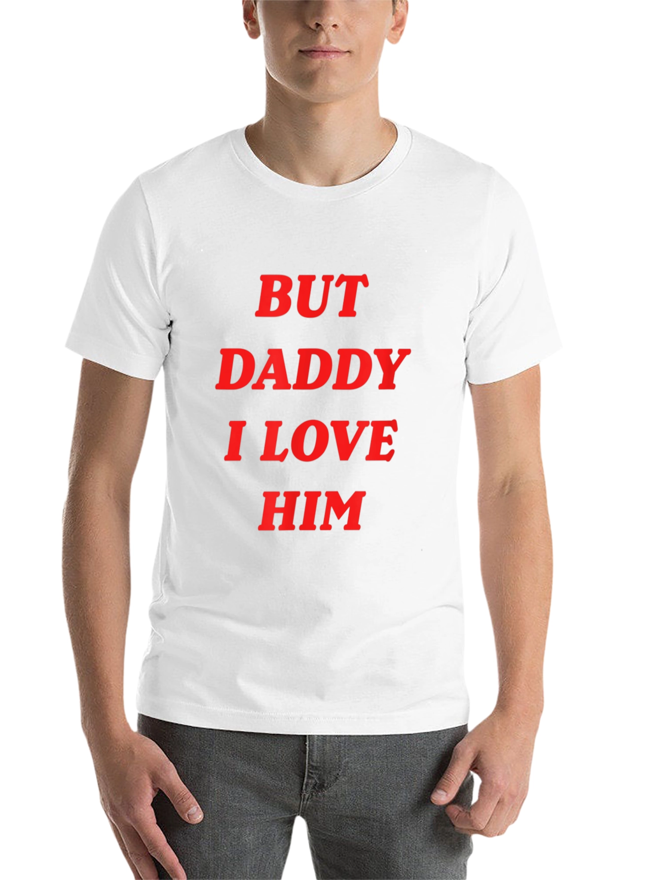 But Daddy I Love Him Graphic Tee - Black