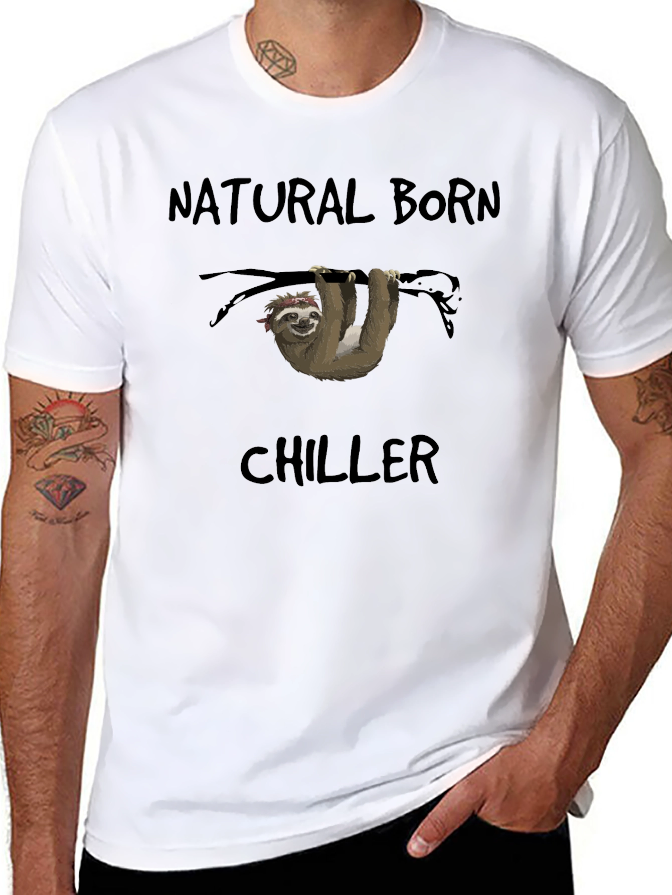 Natural Born Chiller Sloth T-Shirt