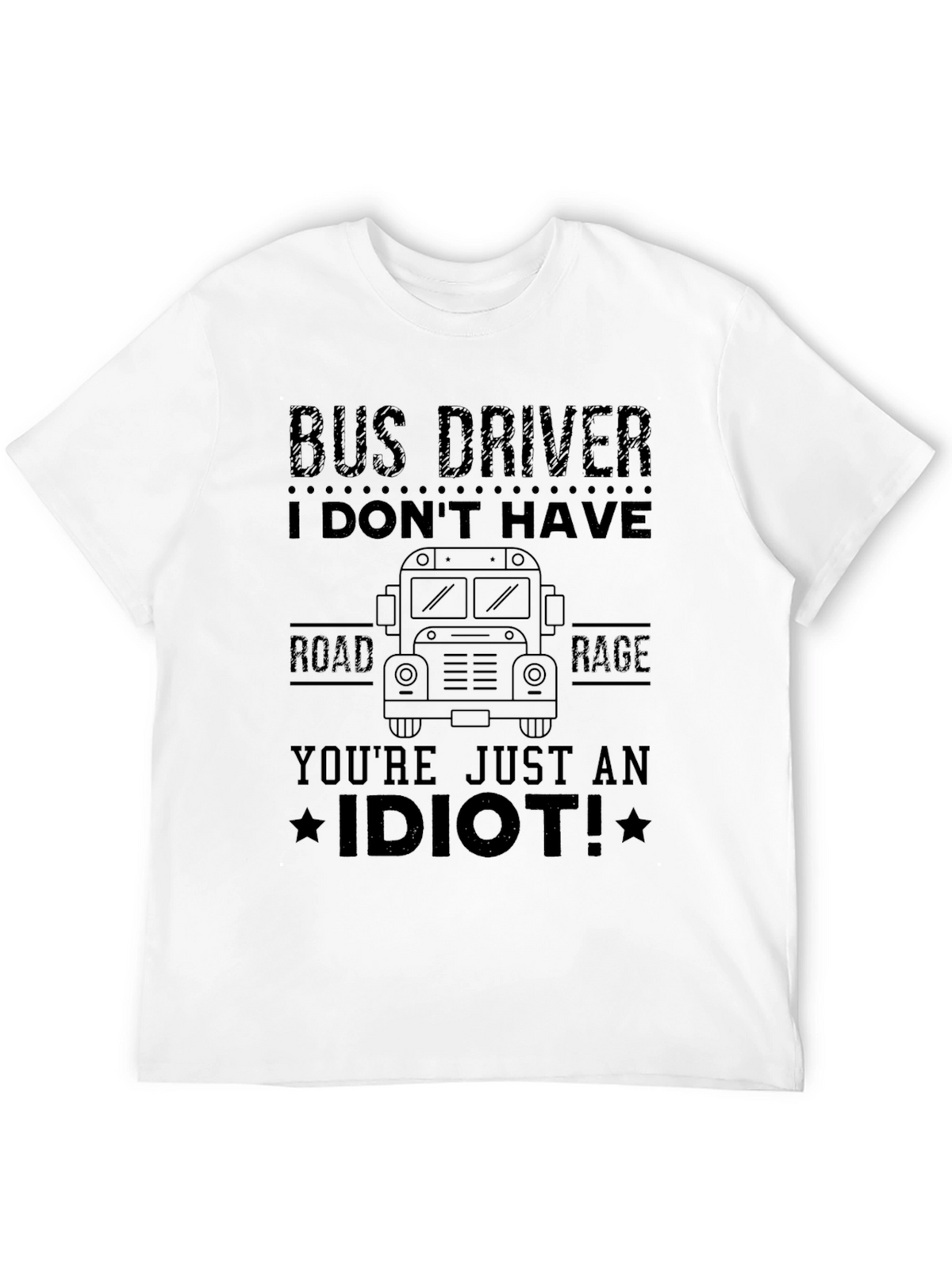 Bus Driver Road Rage Graphic Tee