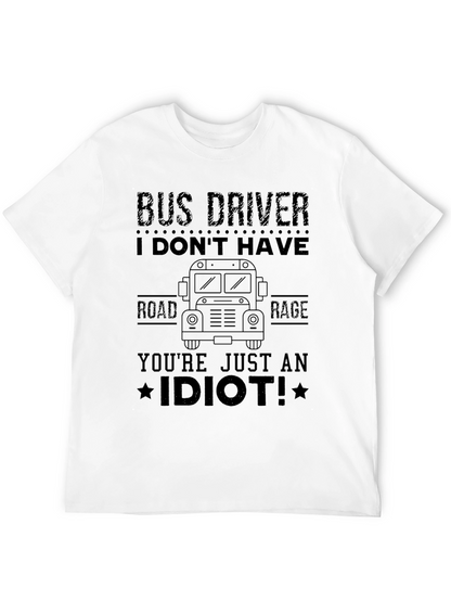 Bus Driver Road Rage Graphic Tee
