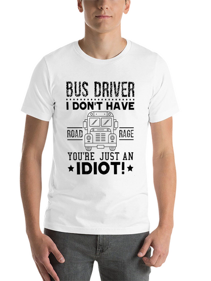Bus Driver Road Rage Graphic Tee