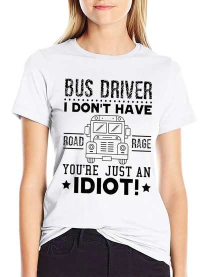 Bus Driver Road Rage Graphic Tee
