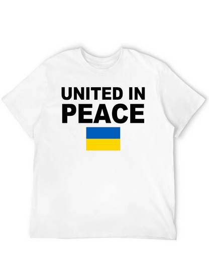 United in Peace Ukraine Flag T-Shirt