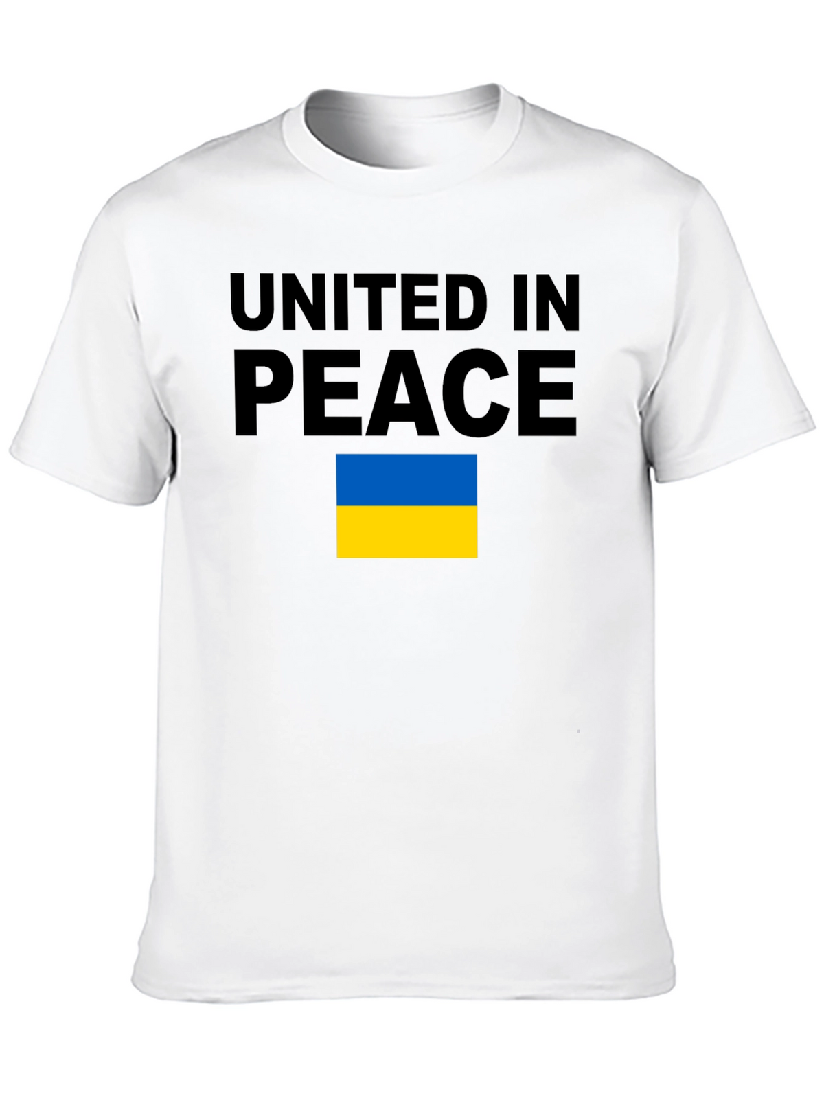 United in Peace Ukraine Flag T-Shirt