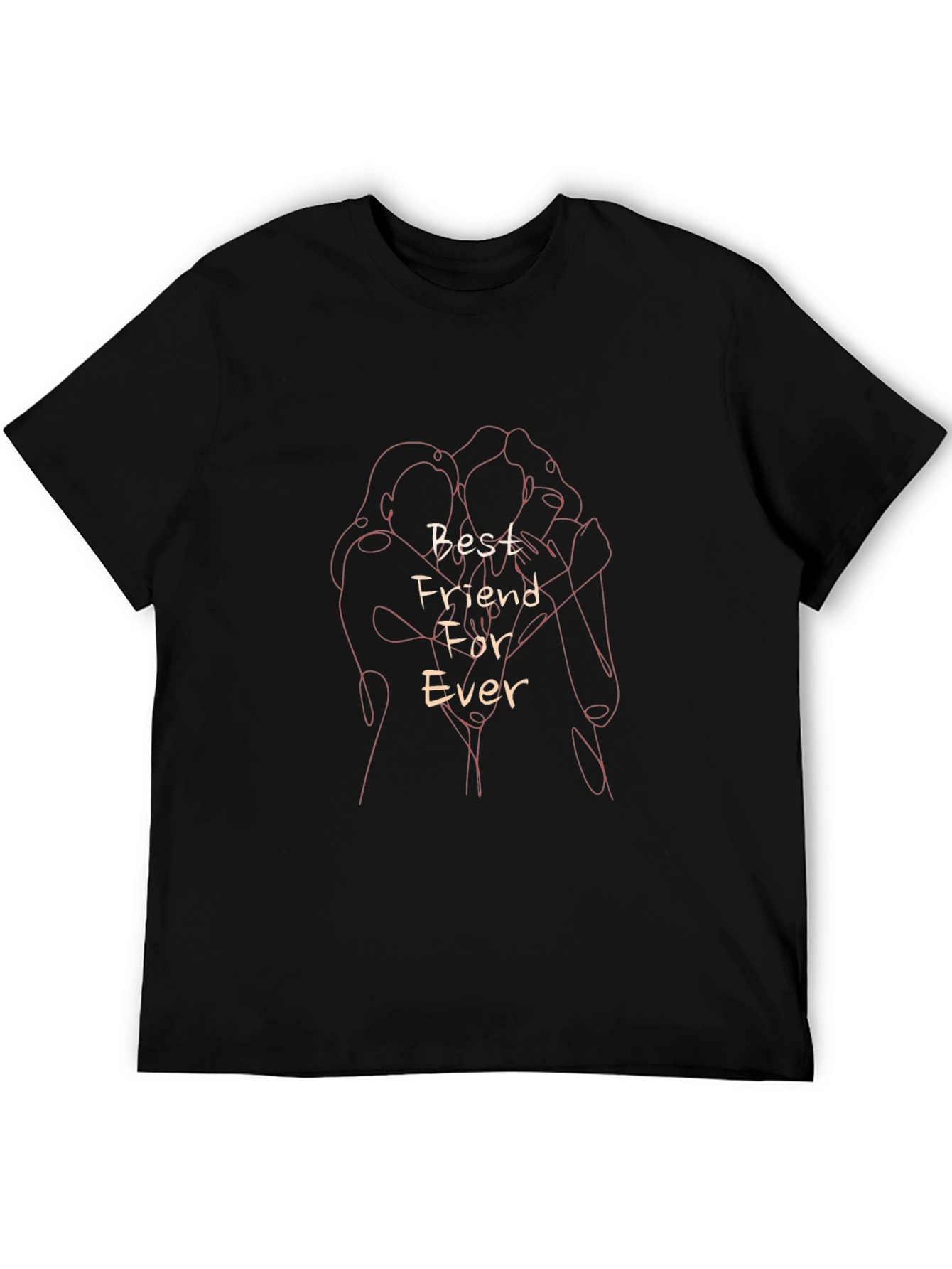 Best Friends Forever Graphic Tee - Trendy Unisex T-Shirt