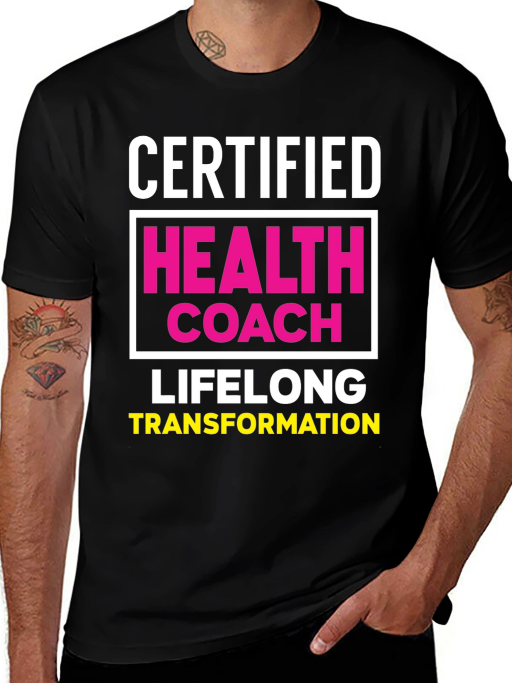 Certified Health Coach T-Shirt - Lifelong Transformation