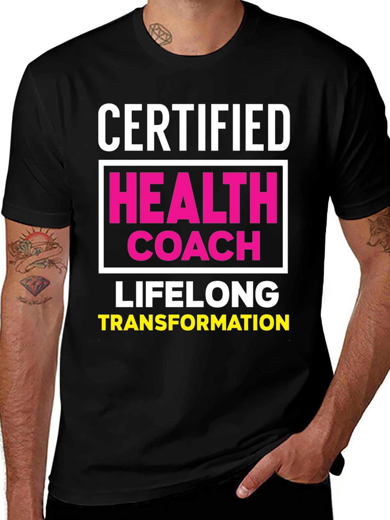 Certified Health Coach T-Shirt - Lifelong Transformation