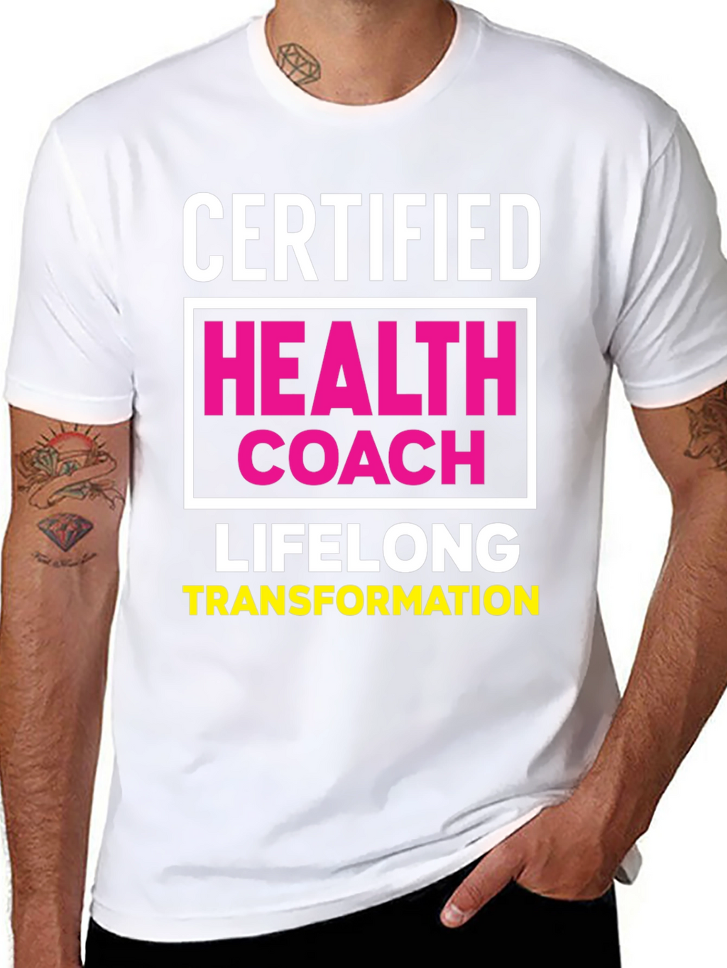 Certified Health Coach T-Shirt - Lifelong Transformation