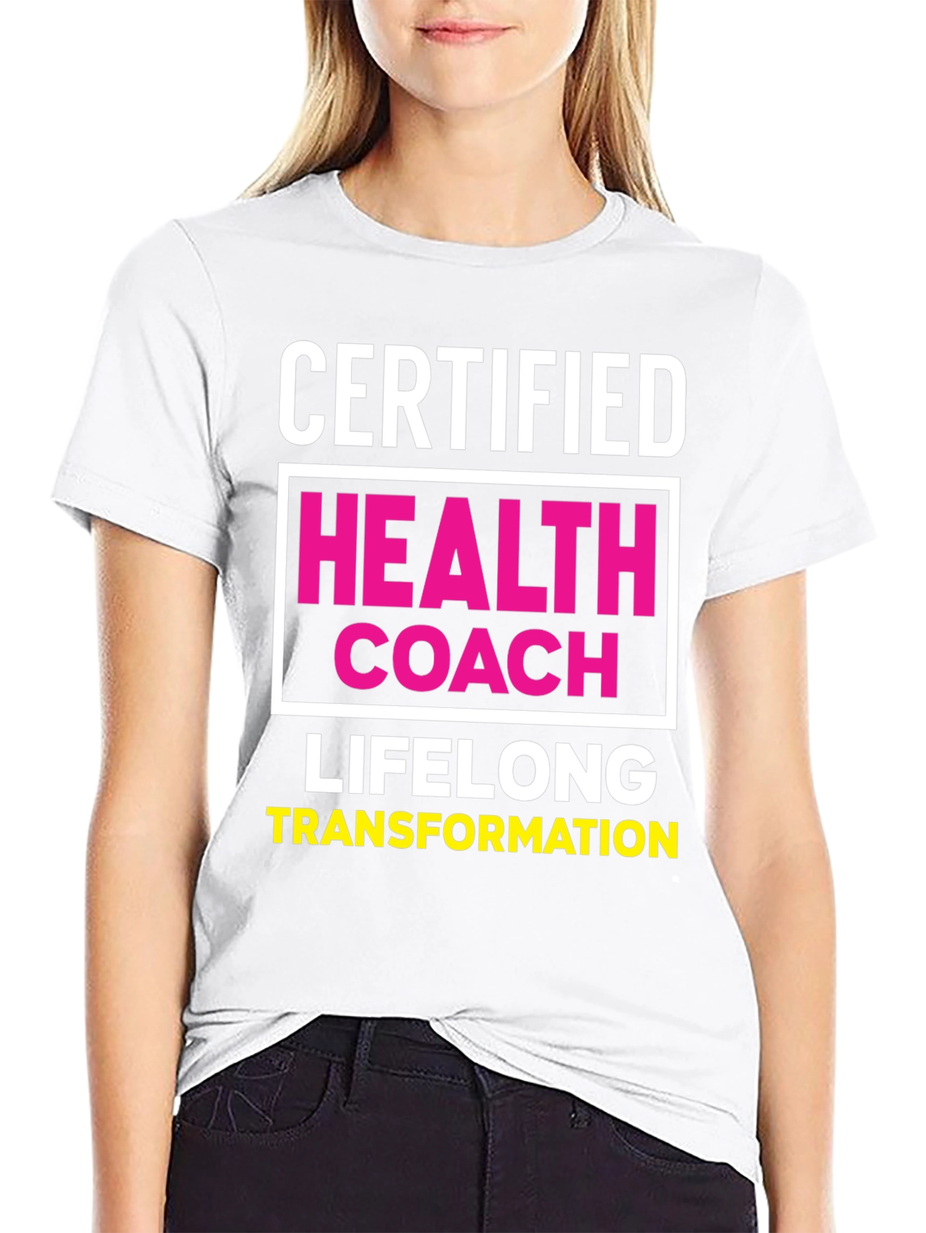 Certified Health Coach T-Shirt - Lifelong Transformation