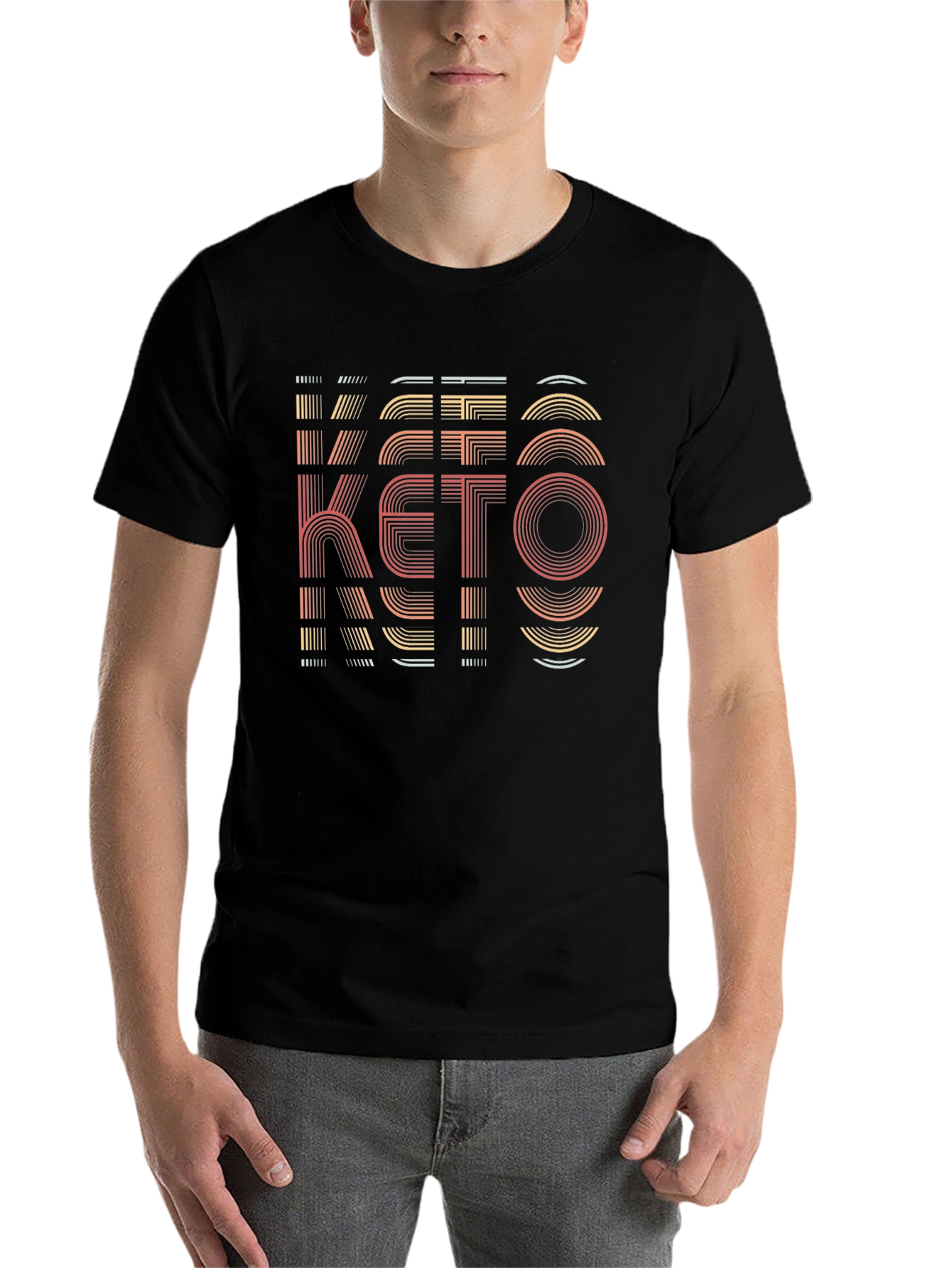 Retro Keto Diet T-Shirt - Graphic Design