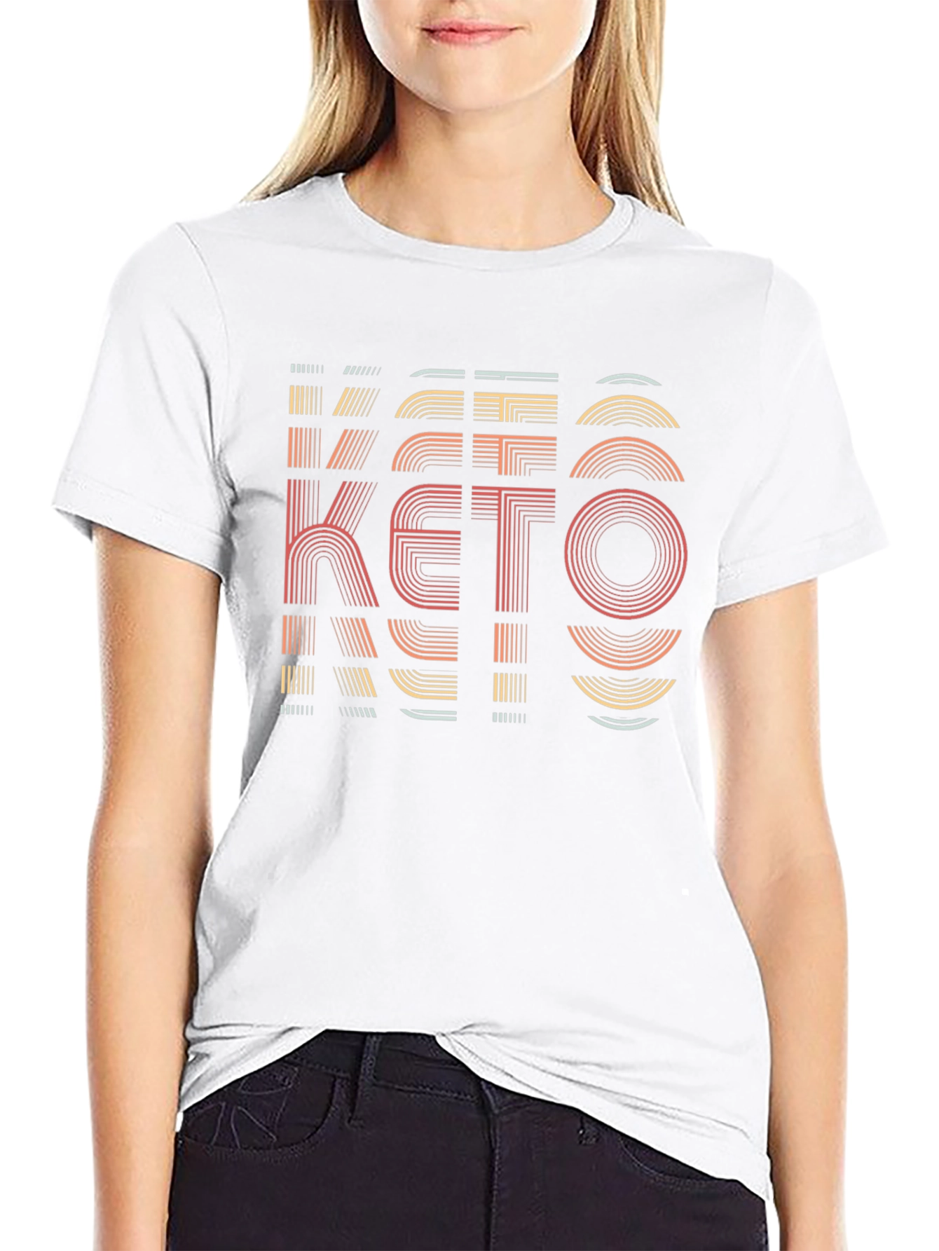 Retro Keto Diet T-Shirt - Graphic Design