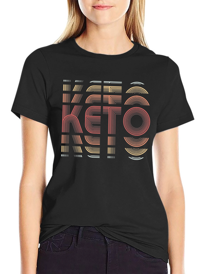 Retro Keto Diet T-Shirt - Graphic Design