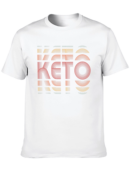 Retro Keto Diet T-Shirt - Graphic Design