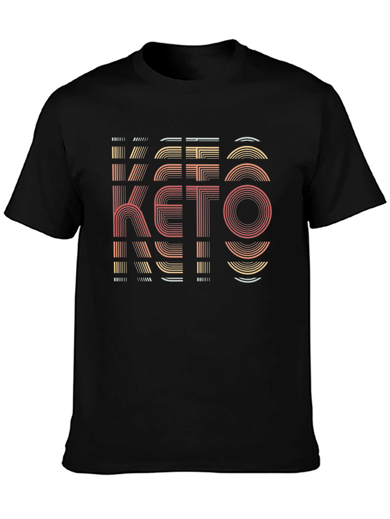 Retro Keto Diet T-Shirt - Graphic Design