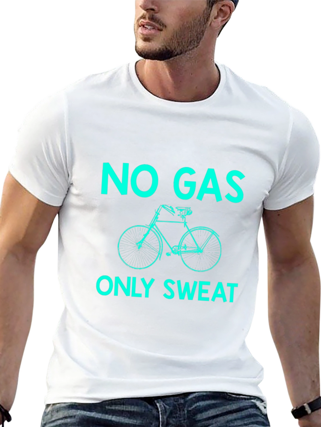 No Gas Only Sweat Black T-Shirt